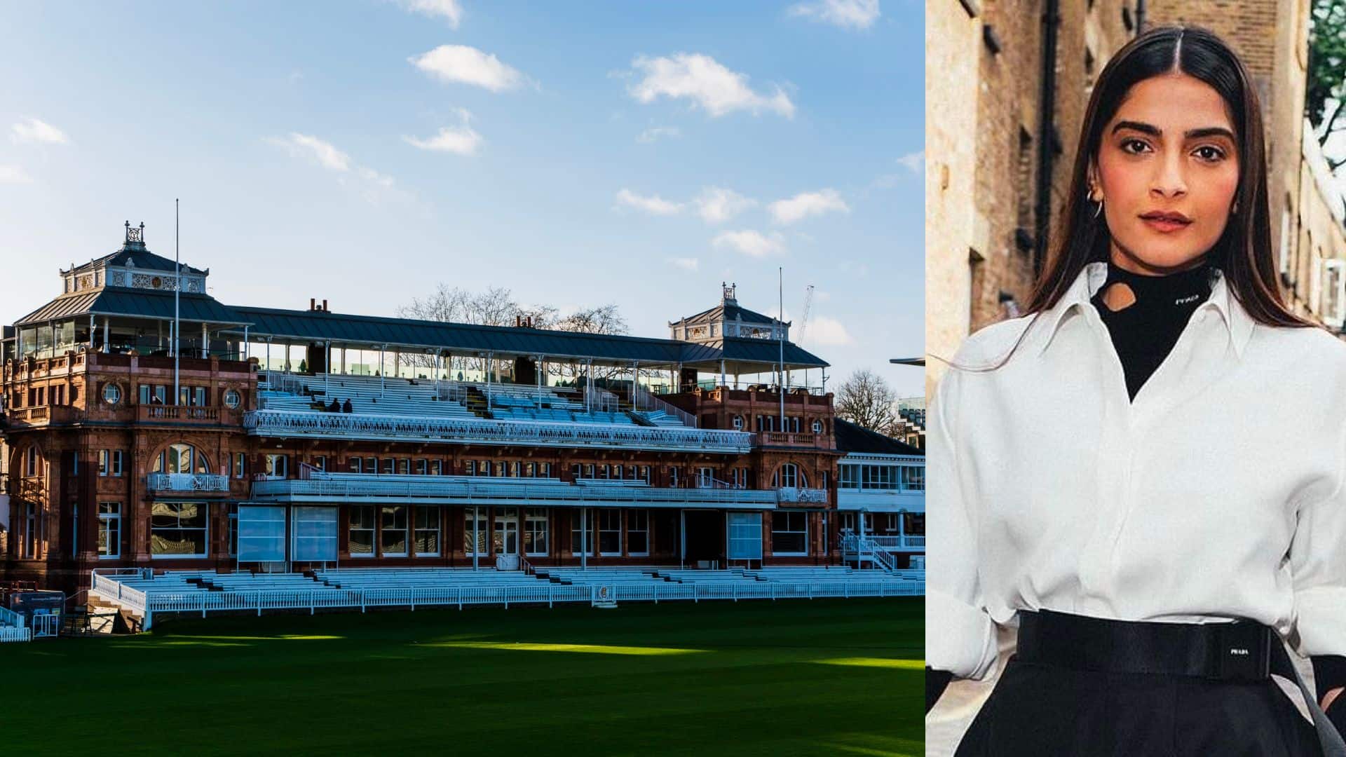 Lord's Stadium Attended by Bollywood Star Sonam Kapoor Ahead of 2nd Ashes Test
